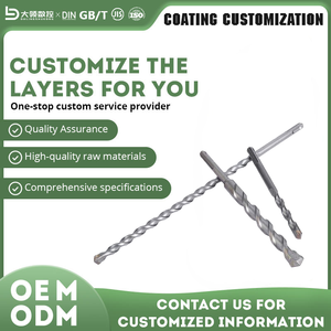 Set di Punte Elicoidali DL - 6MM Extra Lunghe con Gambo Quadro e Rivestimento Compatibili con Trapani a Percussione e Martelli Elettrici per Foratura del Metallo - Product Image 6