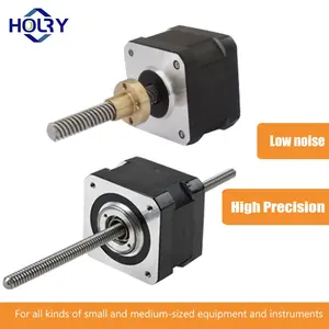 Düşük gürültü step Motor doğrusal aktüatör 12V 24V DC Tr8 harici NEMA17 ACME kurşun vida step Motor CNC makinesi robotik