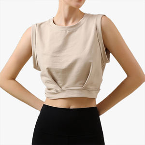 Camiseta deportiva sin mangas, personalizable, holgada, transpirable y ligera para maratón y carreras de larga distancia para mujer - Product Image 4