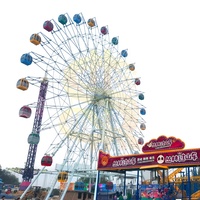 Hochwertige Maßanfertigung Romantische Vergnügungspark-Attraktion 30m 42m 50m Großes Riesenrad Preise