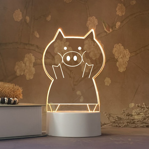 <span class=keywords><strong>2025</strong></span> sáng tạo xóa được abd cơ sở Acrylic sáng LED bảng tin sinh nhật/Bộ quà tặng giáng sinh - Product Image 6