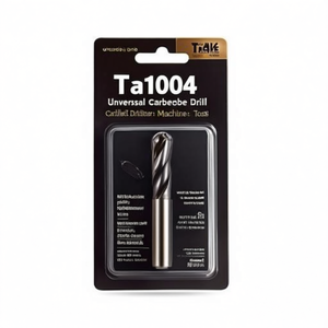 Foret universel en carbure Ttake Ta1004, revêtement Nano TiAlN, forets en carbure 5xD - Product Image 2