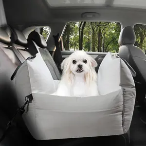 Luxury Travel Dog Bed Waterproof Dog Car Seat Bed Pet Booster Seat With Removable Cover With Customized Logo