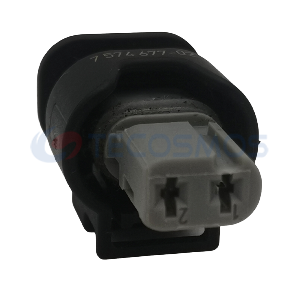 Automotive Waterproof Wiring Harness Connector Plug 2-pin Female ct2-0055m-6