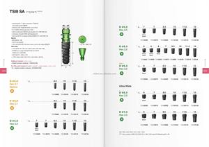 ओस्तम दंत प्रत्यारोपण प्रणाली एस. एल. एक सतह शुद्ध टाइटेनियम सर्जिकल किट इंप्लांट स्टेंट मॉडल - Product Image 6