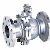 Válvula de bola WCB de alta calidad con bola y vástago de acero inoxidable 304 para servicio industrial general
