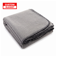 Couverture en polaire douce de haute qualité Ujoy Gift, adaptée à toutes les saisons, respectueuse de la peau, motif personnalisé, couleur unie, couverture en daim durable