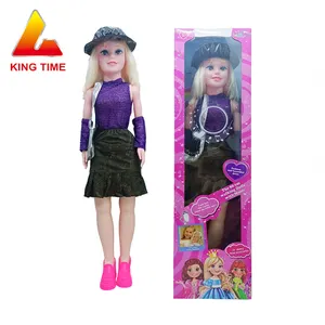 キッズおもちゃ趣味人形ギフトボックス美しいプラスチックおもちゃビニールボディ女の子人形女の子のためのかわいいドレスDIYおもちゃ