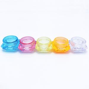 Pots cosmétiques en plastique en forme de diamant 3g/5g, contenants pour soins de la peau, flacons de lotion, pots d'échantillons de crème pour le visage, boîtes de gel pour nail art - Product Image 2