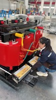 Transformateur sec triphasé Zhichao Power SCB11/12/13 600kVA/500kVA/160kVA 10kV/35kV 380V 50/60Hz pour usage électronique et applications incendie