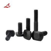 Fournisseur d'usine boulons en T en acier au carbone en acier inoxydable boulons à filetage noir boulons en T