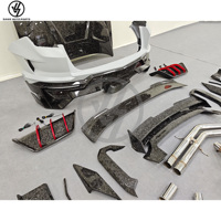 Kit carrosserie MSY Style en fibre de carbone sèche pour Lambo URUS SE : Pare-chocs, Capot, Élargisseurs d'ailes, Jupes latérales, Aileron, Diffuseur, Lame de pare-chocs, Sortie d'échappement