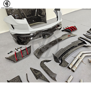 Kit carrosserie MSY Style en fibre de carbone sèche pour Lambo URUS SE : Pare-chocs, Capot, Élargisseurs d'ailes, Jupes latérales, Aileron, Diffuseur, Lame de pare-chocs, Sortie d'échappement - Product Image 4