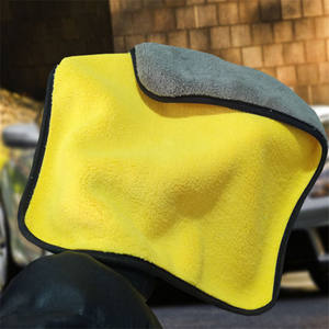 Serviettes de lavage pour polissage de voiture, microfibre pelucheuse, écologiques, épaisses et résistantes, en polyester, pour le lavage et le séchage, chiffon de nettoyage pour voiture, rapide - Product Image 2