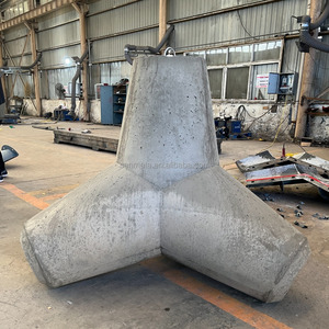 Dissipatore d'onda tetrapodico <span class=keywords><strong>in</strong></span> acciaio personalizzato Senmeta SJZM01 per progetti di muri di difesa costieri Henan - Product Image 4