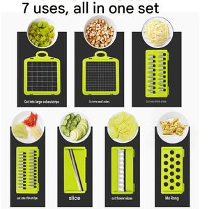 Accessoires de <span class=keywords><strong>cuisine</strong></span> en gros d'usine : Hachoir manuel multifonctionnel 16-en-1 en plastique pour légumes, oignons et <span class=keywords><strong>mandoline</strong></span> - Product Image 4