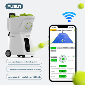 Máquina Lanzapelotas de Tenis Inteligente PUSUN PT SMART PRI, Equipo de Lanzamiento de Pádel, Máquina de Control por Aplicación para Entrenamiento Avanzado al Aire Libre - Product Image 3