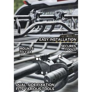Portaherramientas bidireccional Motor <span class=keywords><strong>coche</strong></span> todoterreno SUV modificación viaje DIY hacha palo pala Universal Clip ajustable - Product Image 6