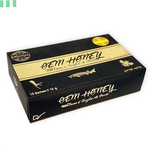 Natürlicher Ungefilterter Bio-VIP-Honig 12 Beutel Männliches Sexuelles Leistungssteigerungsprodukt Herren Ultraviolett-Beschichtung Glänzende Laminierung - Product Image 3