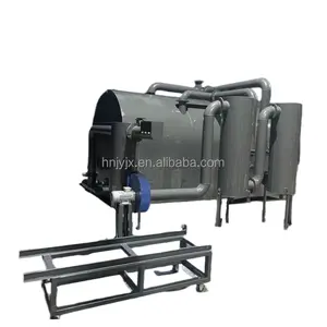 Environmental protection and pollution-free Raw wood charcoal household horizontal airflow charcoal carbonizing furnace