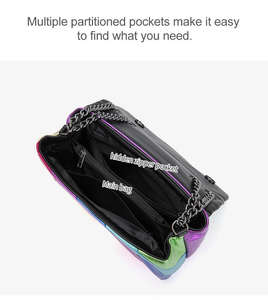 Conjunto de Lujo: Bolso de Mano y Mini Sandalias de Diseño Elegante con Cremallera y Perlas para Mujer - Product Image 2