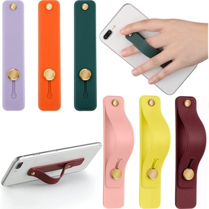 Anneau de doigt universel en PVC et silicone, sangle de téléphone portable, support de main, poignée pour smartphone - Product Image 2