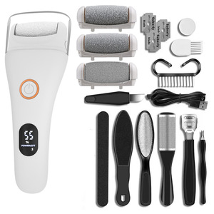 <span class=keywords><strong>Appareil</strong></span> électrique <span class=keywords><strong>pour</strong></span> éliminer les callosités des pieds, rechargeable, outil de <span class=keywords><strong>pédicure</strong></span> avec tête de rouleau lavable à l'eau <span class=keywords><strong>pour</strong></span> les peaux dures et les talons gercés - Product Image 2