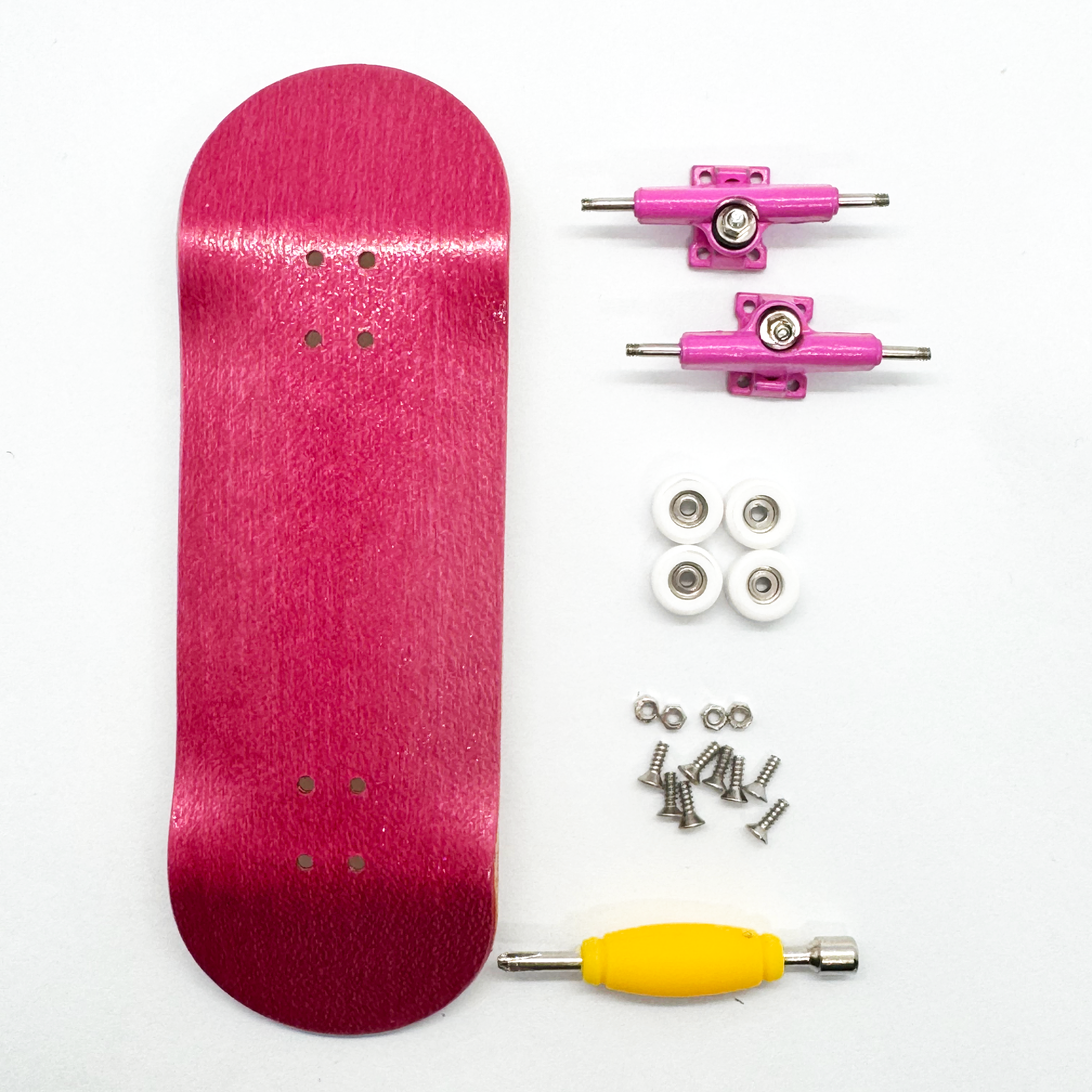 Mini Patineta Para Dedos De Madera De Arce – Tabla De 5 Capas Con Lija Antideslizante, Juguete De Habilidad Para Niños Y Adultos, Regalo Creativo