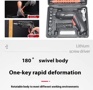 Destornillador Eléctrico Inalámbrico Plegable y Ligero, Batería de Litio de 3.6V, Porta Puntas Hexagonales de Una Cuarta de Pulgada, Herramienta de Mantenimiento Electrónico - Product Image 5