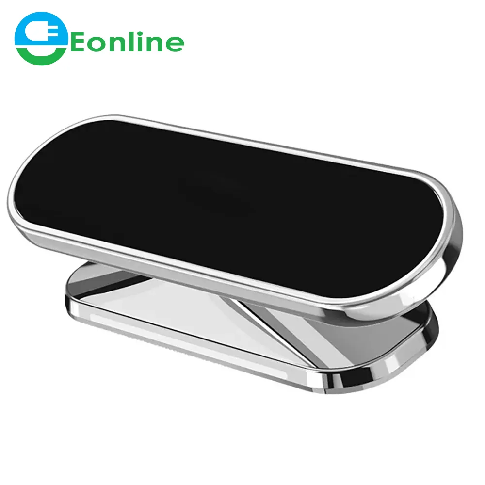 Eonline 3d Magnetische Auto Telefoon Houder Draaibare 360 Strip Vorm Standaard Voor Iphone Samsung Xiaomi Muur Metalen Magneet Gps Auto Mount