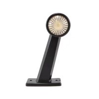 Feux de gabarit latéraux LED Emark pour camion, feux de positionnement étanches, lampes de contour sur tige pour remorque et tracteur