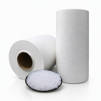 Atmungsaktives 200mm 220mm SS Wasserabsorbierendes Spunbond-Vliesstoff in Weiß 100% PP Vliesstoffrolle