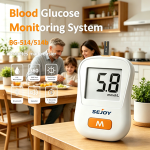 Sejoy fournitures et équipement médicaux glucomètre machine moniteur <span class=keywords><strong>de</strong></span> glycémie - Product Image 5