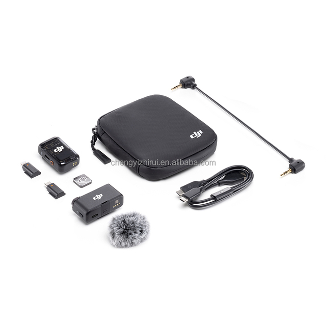 Brand New Mic 2 1 TX + 1 RX Omni-Directional Polar Pattern One Transmitter and One Receiver with up to 6-hour Operating Time