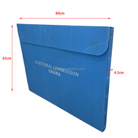 Vente en gros de cabines de vote pliables personnalisées en carton ondulé et en plastique PP, urnes de vote pour les élections