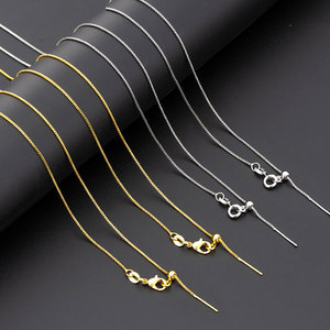 Collana PB083-084 senza ciondolo, tipo scatola, elegante e graziosa, catena per clavicola per ragazze e regali - Product Image 6