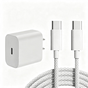 อะแดปเตอร์ชาร์จเร็ว 30W Type-C พร้อมสายถักยาว 1 เมตร ดีไซน์น้ำหนักเบา ใช้งานได้กับ 17/16/15 Plus Pro MAX - Product Image 2