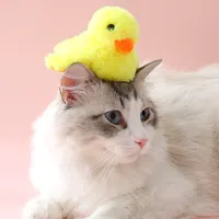 New Cosy Plüsch Ente Katzen spielzeug Lustige interaktive quietschende Schaukel wasch bare Haustiers pielzeug