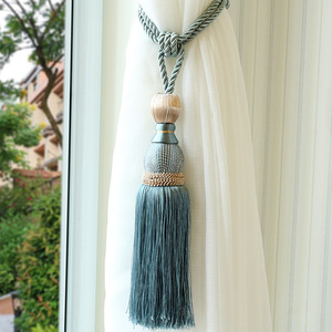 Custom Color Modern Style Curtain Tassel Tassel Tieback Curtain <strong>Fringe</strong> <strong>Trim</strong> - Product Image 5