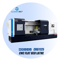 Tour CNC CK61125, machine de tournage CNC robuste à grande portée pour le traitement d'arbres de grande taille