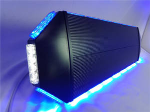 Barra luminosa di avvertimento blu da 1100mm led stroboscopi di avvertimento lampeggianti altre barre luminose per camion di traino per auto di pattuglia di veicoli di emergenza - Product Image 4