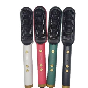 Piastra per Capelli Elettrica Professionale 2-in-1 in Ceramica di Alta Qualità con Funzione Doppia per Capelli Bagnati e Asciutti, Voltaggio Universale - Product Image 4