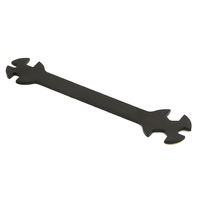 Llave Inglesa Multiusos de Calidad Superior 3 4 55 7 8MM Métrica de Metal para Coche de Control Remoto, Llave Pequeña Multifuncional