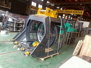 Cubo de Cribado Rotatorio para Excavadora MONDE con Bomba y Motor para Uso Terrestre y Subacuático - Product Image 2