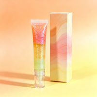FAIRY LG288 Gloss à lèvres hydratant scintillant liquide brillant trois en un nouveau design