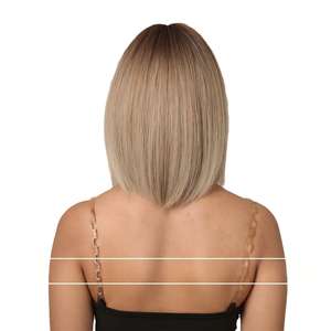 Peluca Corta para Mujer, Estilo Bob Recto con Flequillo, Color Rosa <span class=keywords><strong>Sakura</strong></span>, Diseño de Corona Alta, Sin Pegamento, Gorra de Malla Rosa, Fibra Resistente a Altas Temperaturas - Product Image 5