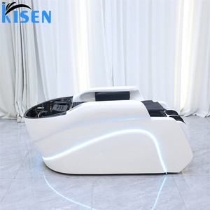 Sillón de Peluquería Eléctrico Reclinable KISEN, Cómodo, para Lavado de Cabello, Spa Capilar, Masajes y Champú - Product Image 1