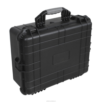 Boîtier de protection portable étanche et antichoc en plastique PP noir de 20,5 pouces IP67 OEM ODM