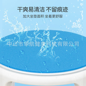Chaise de douche China Airlines en alliage d'aluminium, tabouret de salle de bain antidérapant pour personnes âgées et femmes enceintes - Product Image 2