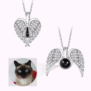 Collana di proiezione fotografica con ali d'angelo un regalo di festa per i propri cari, la famiglia e gli amici questo autunno e inverno - Product Image 6